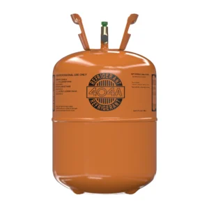 R404A 24 lb virgin refrigerant cylinder front view
