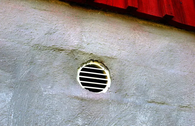 Close-up of a ceiling air-conditioning supply vent