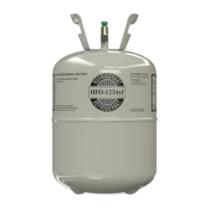 R1234YF 11 lb virgin refrigerant cylinder front view