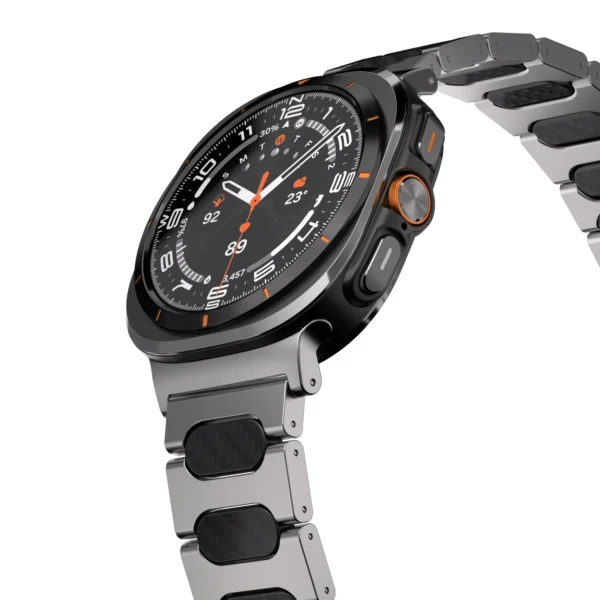 KeepWin McLaren watch band, Titanium + Carbon Fiber material version, view 3