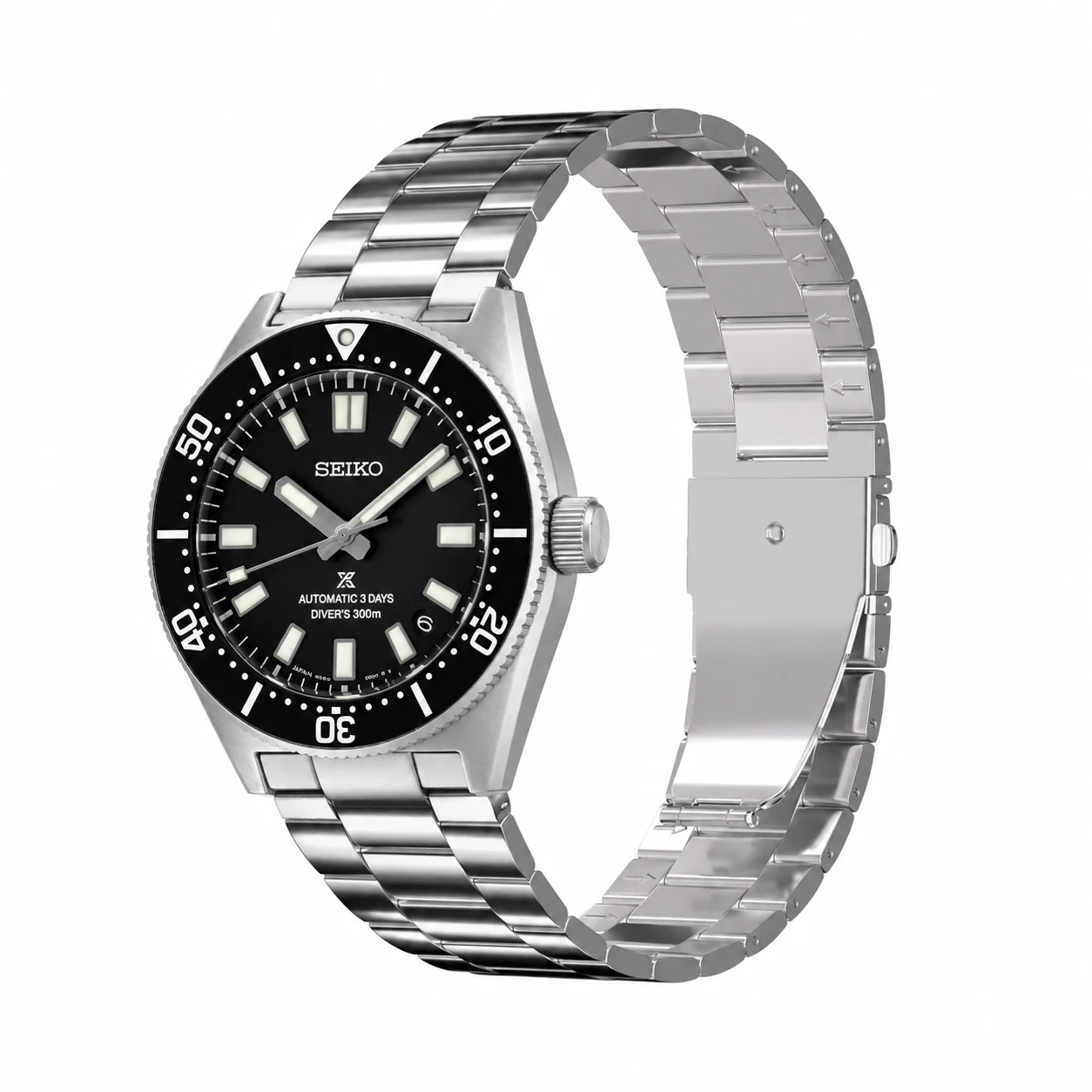 Seiko Prospex SPB453J1 concept illustration with Keepwin KW2920 Silver stainless steel band