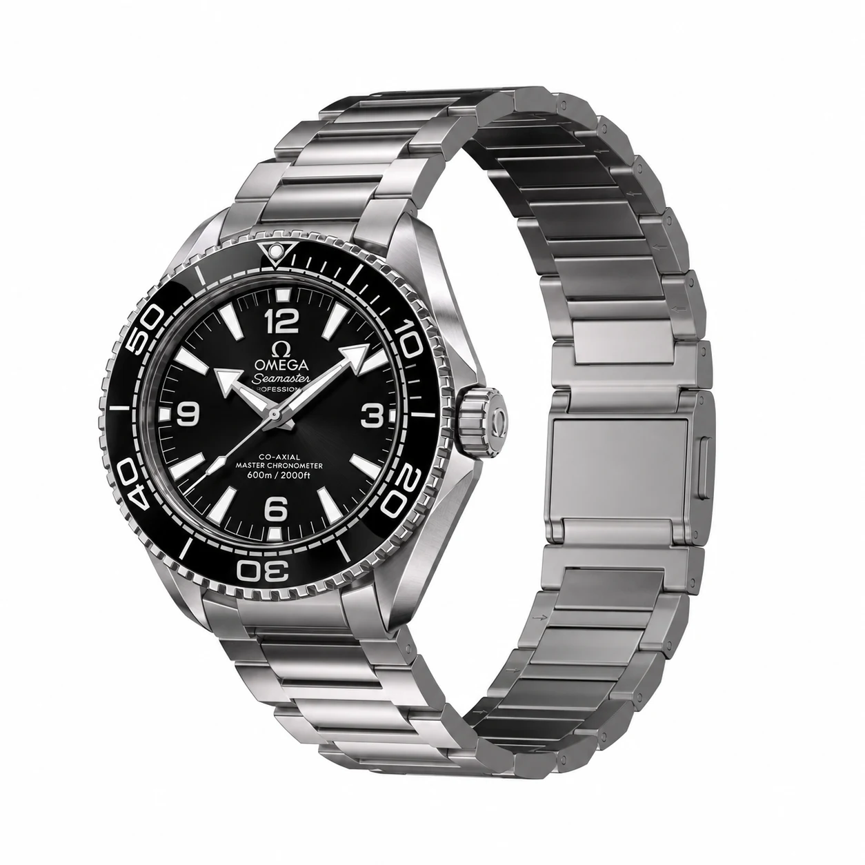Omega Planet Ocean concept illustration with Keepwin KW4034 Natural pure titanium band