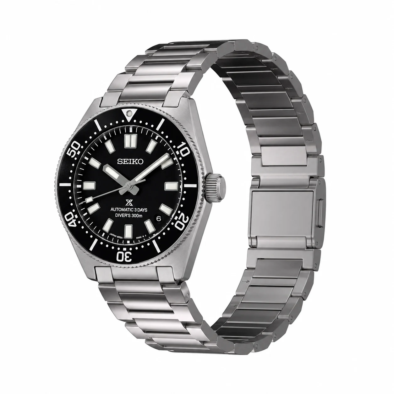Seiko Prospex SPB453 concept illustration with Keepwin KW4034 Natural pure titanium band