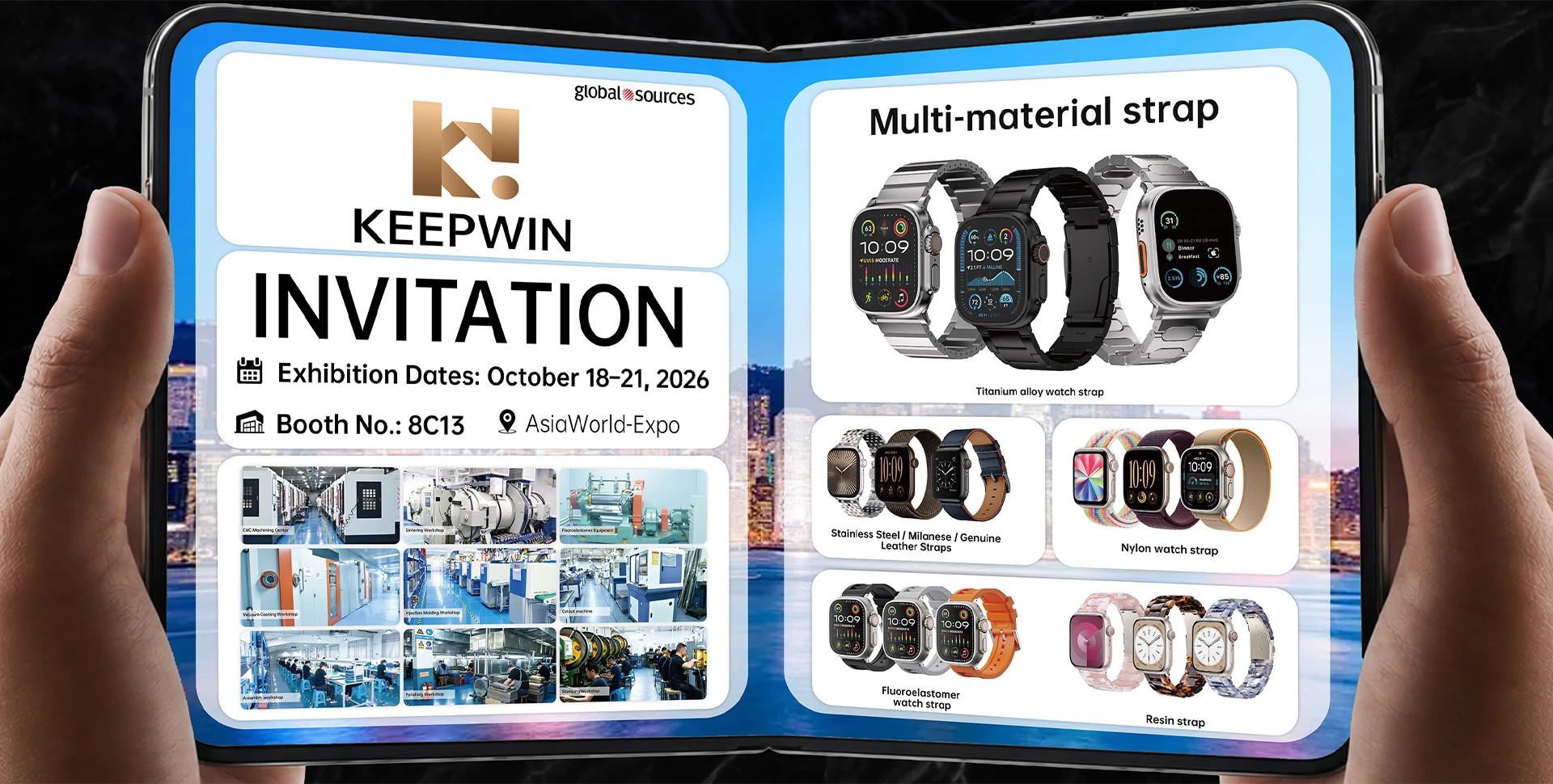 KeepWin邀请:2026年10月18日至21日,亚洲世界博览会8C13间。